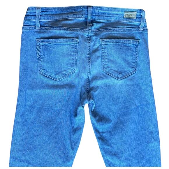 PAIGE Women's size 26 Skyline Ankle Peg Skinny Stretch light wash Denim Jeans - Picture 13 of 14